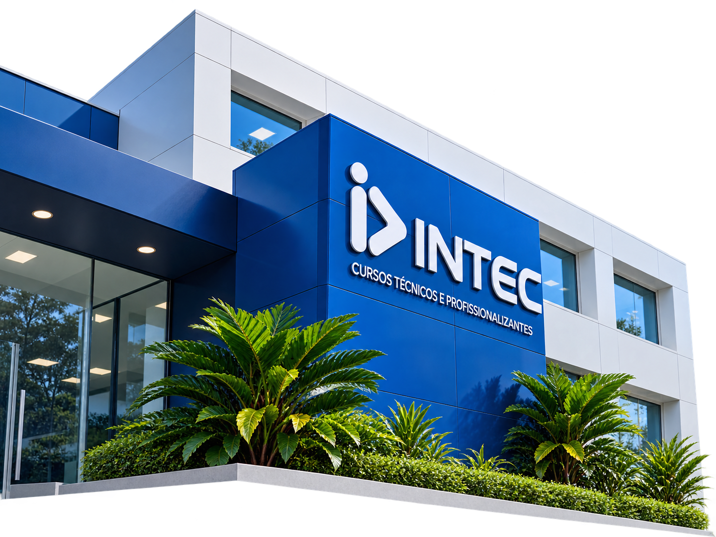 Fachada da unidade INTEC — Cursos Técnicos e Profissionalizantes